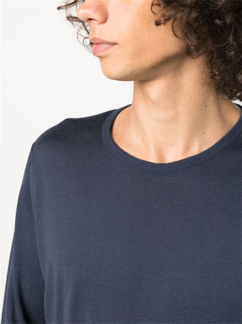 Lundy Sweater JOHN SMEDLEY | LUNDYSMOKE BLUE